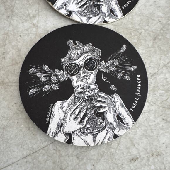 The Alchemist Brewery Head Topper Beer COASTER Set Of Two - Picture 3 of 4